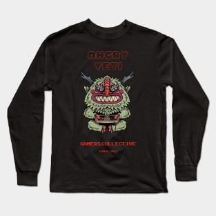 Angry Yeti Retro Gamers Collective Long Sleeve T-Shirt